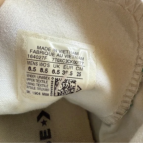 Converse Chuck Taylor All Star High Tops – Green – Women’s 8.5 - Picture 9 of 9